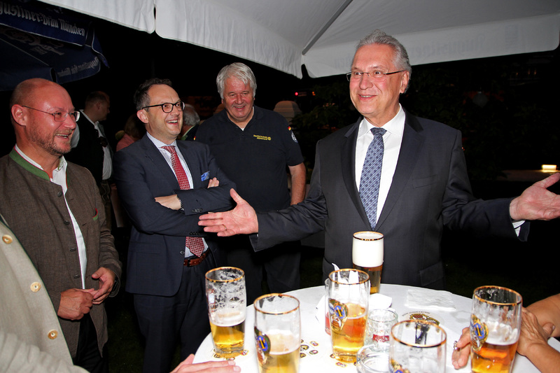 Montag, 23. Juli 2018; in M�nchen beim traditionellen Treffen der M�nchner Brauereichefs und Wiesnwirte bei der Edith-Haberland-Wagner-Stiftung!