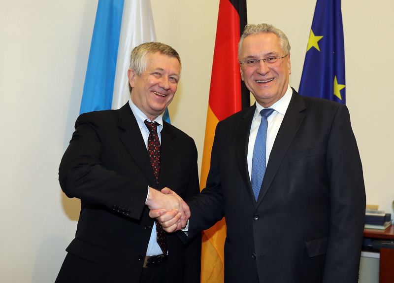 Dienstag, 29. Januar 2019; Antrittsbesuch ukrain. Generalkonsul Yarmilko. Bayern wird die Ukraine auf dem Weg noch enger mit der Europ�ischen Union zusammenzuarbeiten unterst�tzen.
Foto: Sammy Minkoff 