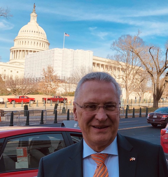 Dienstag, 5. Februar 2019; Bayerns Innenminister Joachim Herrmann bei Diskussionsrunde in Washington: 