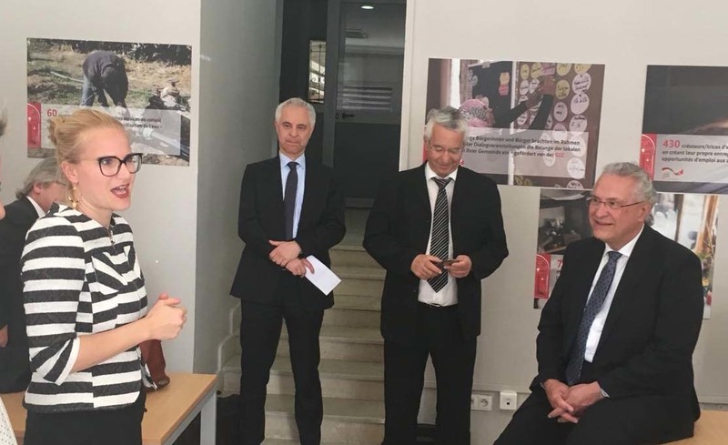 Dienstag, 23. April 2019, Tunis; Innenminister Herrmann informiert sich in Tunis �ber die Arbeit des dortigen Migrationszentrums der Gesellschaft f�r internationale Zusammenarbeit (GiZ)