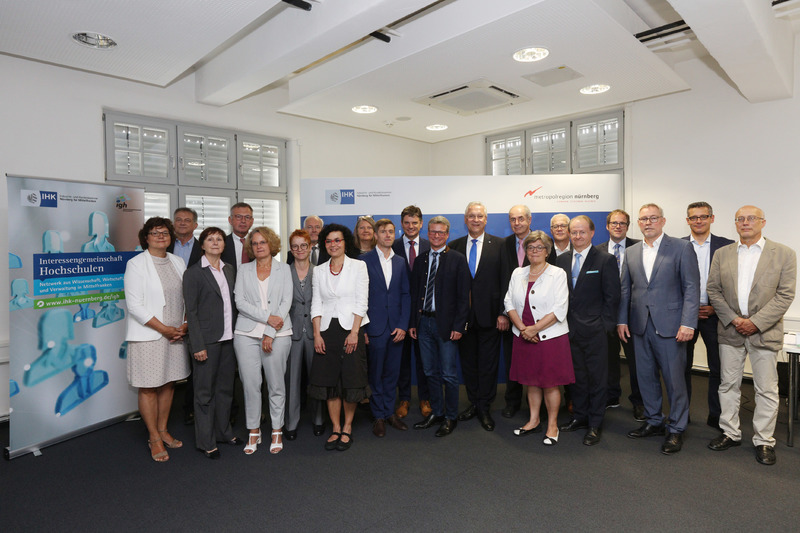 Montag, 1. Juli 2019; Die Vertreter der mittelfr�nkischen Hochschulen diskutieren mit Wissenschaftsminister Bernd Sibler und Innenminister Joachim Herrmann �ber dringende Sanierungsvorhaben und den Hochschulausbau.
Foto: Kurt Fuchs