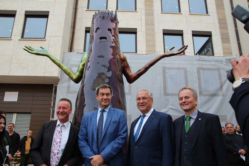 Freitag, 27. September 2019: Ministerpr�sident Dr. Markus S�der und Innenminister Joachim Herrmann besuchen die Einweihungsfeier des Landesamt f�r Statistik. Als 