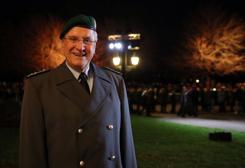 Montag, 18. November 2019; Innenminister Joachim Herrmann nimmt am Gel�bnis junger Soldatinnen und Soldaten teil: 