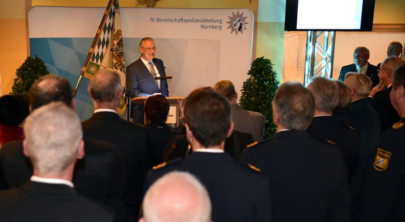 Montag, 13. Januar 2020; Innenminister Joachim Herrmann nimmt am Neujahrsempfang des Freundeskreises der IV. Bereitschaftspolizeiabteilung in N�rnberg teil: 