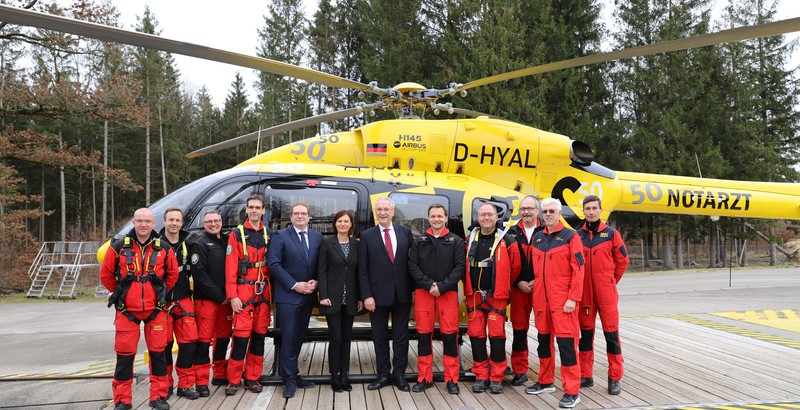 Donnerstag,5. M�rz 2020; Anl�sslich des 50. Jubil�ums der gemeinn�tzigen ADAC Luftrettung betont Innenminister Joachim Herrmann: 