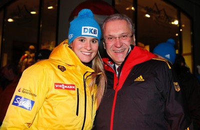 Rodel-Olympiasiegerin Natalie Geisenberger hat zum dritten Mal in Folge den Weltmeistertitel gewonnen. Am 30. Januar 2016 am K�nigssee 