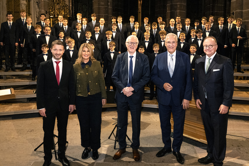 Montag, 14. Oktober 2024; Der Windsbacher Knabenchor (hier in St. Lorenz in Nürnberg) ist ein international angesehenes Beispiel christlicher Kultur in Franken. Innenminister Joachim Herrmann ist der Schirmherr des Patronats.
Copyright: Rudi Ott