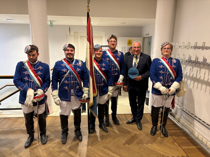 Samstag, 14. Juni 2025; Innenminister Joachim Herrmann beim Stiftungsfest der Katholischen deutschen Studentenverbindung Fredericia im Spiegelsaal in Bamberg